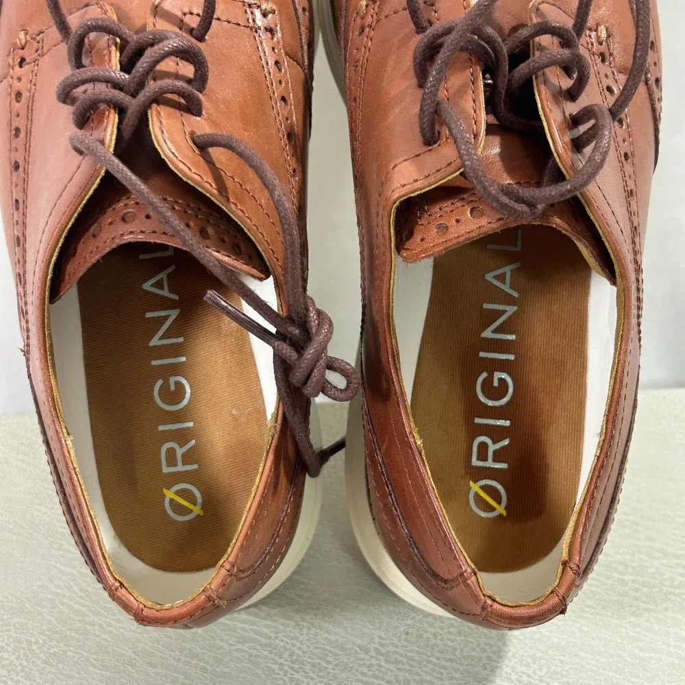 Cole‎ Haan Go-to Wing Oxford Men's Shoes Size US 7.5M Color British Tan
